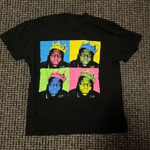 black graphic design shirt